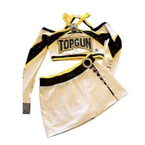 Rebel Athletics Top Gun Allstars 2-Piece Cheerleading Uniform - Adult Small